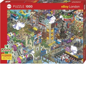 Puzzle 1000 piese London Quest Heye