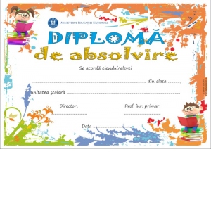 Diploma ciclul primar - absolvire 1
