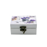 Caseta Bijuterii Lavender Perfumes, Lemn, Charisma, 9x6x4.5