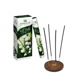 Pachet 120 betisoare parfumate Lily of the Valey + suport lemn