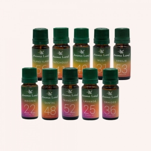 Set 10 uleiuri aromaterapie Romance, Aroma Land, 10 ml