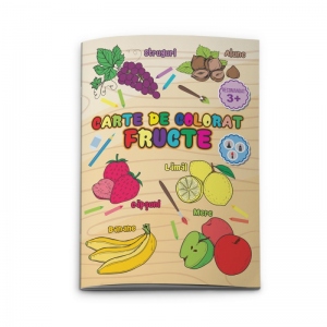 Carte de colorat A4 Fructe