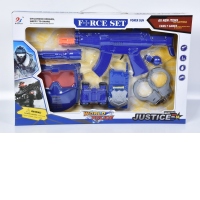 Set micul politist Power Gun cu accesorii