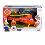Elicopter Pompierul Sam Wallaby cu Figurina si Accesorii