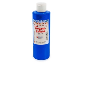 Tempera scolara 250 ml, albastru