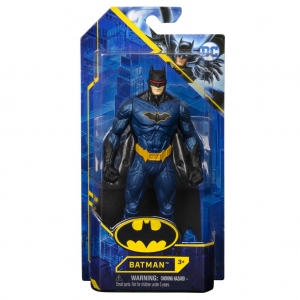 Figurina Batman 15cm cu Costum Albastru Metalizat