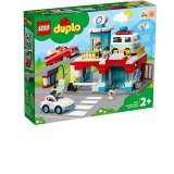 LEGO DUPLO - Parcare si spalatorie de masini 10948, 112 piese