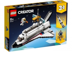 LEGO Creator - Aventura cu naveta spatiala 31117, 486 piese