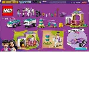 LEGO Friends - Dresaj de cai si remorca 41441, 148 piese