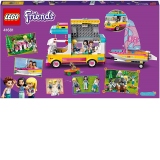 LEGO Friends - Furgoneta de camping si barca cu panze 41681, 487 piese