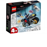 LEGO Marvel Super Heroes - The Infinity Saga: Captain America versus Hydra 76189, 49 piese