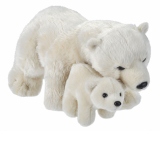 Jucarie de plus Mama si Puiul - Urs Polar