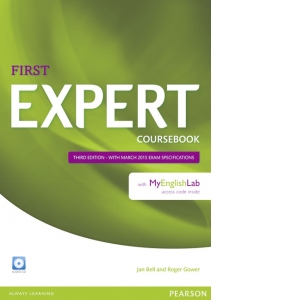 Expert First 3rd Edition Coursebook with MyEnglishLab