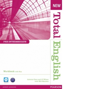 New Total English Pre-Intermediate Workbook with Key and Audio CD Pack