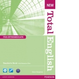 New Total English Pre-Intermediate Teacher's Book and Teacher's Resource CD Pack