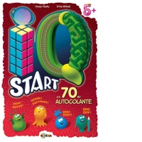 Marea carte de colorat. IQ start 5+. Cu 70 de autocolante