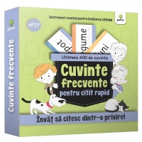 Kit Ultimele 400 de cuvinte frecvente de citit rapid. Invat sa citesc dintr-o privire!