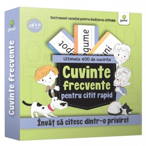 Kit Ultimele 400 de cuvinte frecvente de citit rapid. Invat sa citesc dintr-o privire!