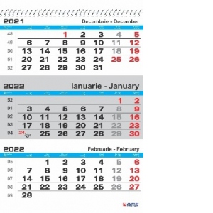 Volcano Arab Sarabo Additive Calendar perete A3, lucios, triptic, 3 luni/coala 2022