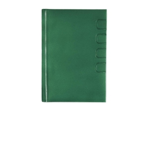 Agenda nedatata A7 clasica, verde