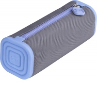 Necessaire patrat Serve Prismo, gri/aqua