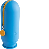 Necessaire rotund Serve Hoop, silicon, albastru
