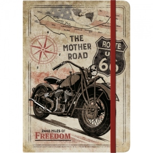 Notebook Route 66 Bike Map