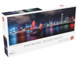 Puzzle Panoramic - Portul Victoria din Hong Kong, 504 piese