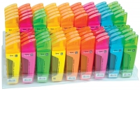 Serve Double Lead, cu mine creion 2B + textmarker, 80 mine x 0.7 mm, 81 bucati, prezentare pe display expunere