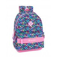 Rucsac scoala Benetton hearts 46 cm