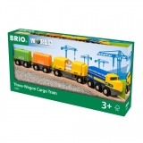 Brio - Tren Marfa Cu 3 Vagoane