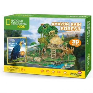 Cubic Fun - Puzzle 3D+Brosura-Padure Amazoniana 67 Piese