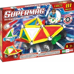 Supermag Tags Wheels - Set Constructie 81 Piese