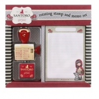 Gorjuss Set corespondenta cu stampila - Little Red Riding Hood