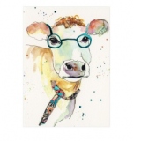 Felicitare Eclectic Watercolour Cow