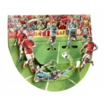 Felicitare 3D PopnRock Meci de fotbal
