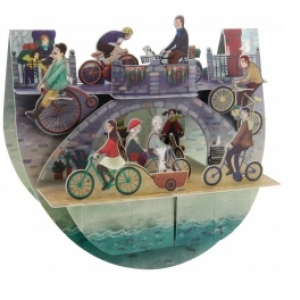 Felicitare 3D PopnRock Biciclete