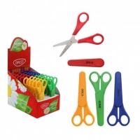 Foarfeca gradinita cu teaca 12.5 cm FF220, culoare roz