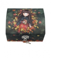 Caseta bijuterii cu lacatel Gorjuss-Autumn Leaves