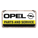 Placa metalica cu snur 10x20 Opel - Parts & Service