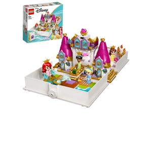 LEGO Disney - Aventurile lui Ariel, Belle, Cenusareasa si Tiana 43193, 130 piese