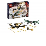 LEGO Marvel Super Heroes - Spider-Man Duelul cu Drone 76195, 198 piese