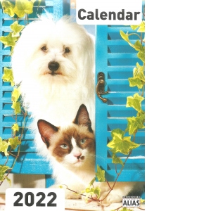 Calendar de perete 2022 Caini si pisici
