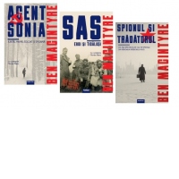 Pachet 3 carti Ben Macintyre: 1. Agent Sonia; 2. Spionul si tradatorul 3. SAS: Eroi si ticalosi