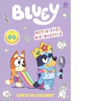 Bluey. Carte de colorat. Activitati distractive