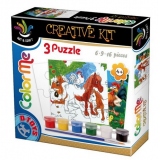 Joc Creativ 3 Puzzle - Color Me