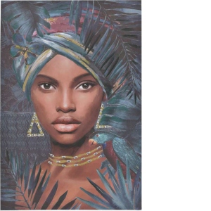 Tablou Canvas Enigmatic Woman, 80Χ4Χ120