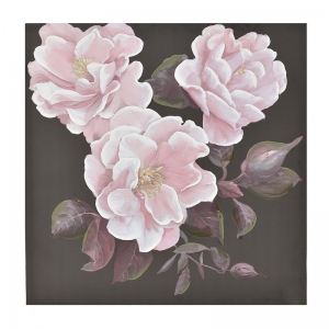 Tablou canvas natura statica Pink Roses, 80Χ80