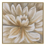 Tablou canvas White Flower, 80X80