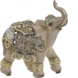 Decoratiune Golden Elephant, 13X6X15